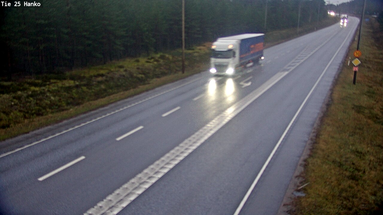 Weather Camera Image Road 25 Hanko, Hanko, Uusimaa
