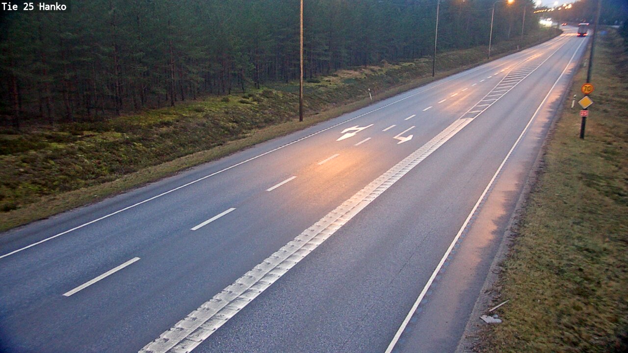 Weather Camera Image Väg 25 Hangö, Hanko, Uusimaa