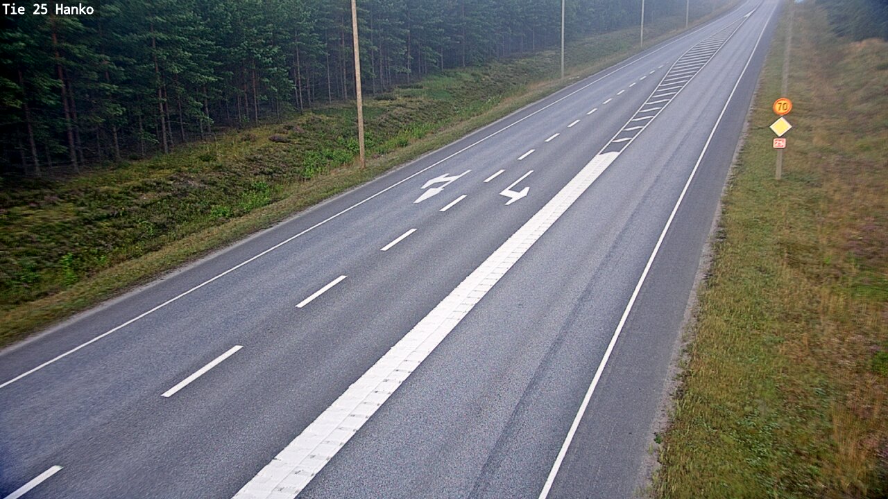 Weather Camera Image Väg 25 Hangö, Hanko, Uusimaa