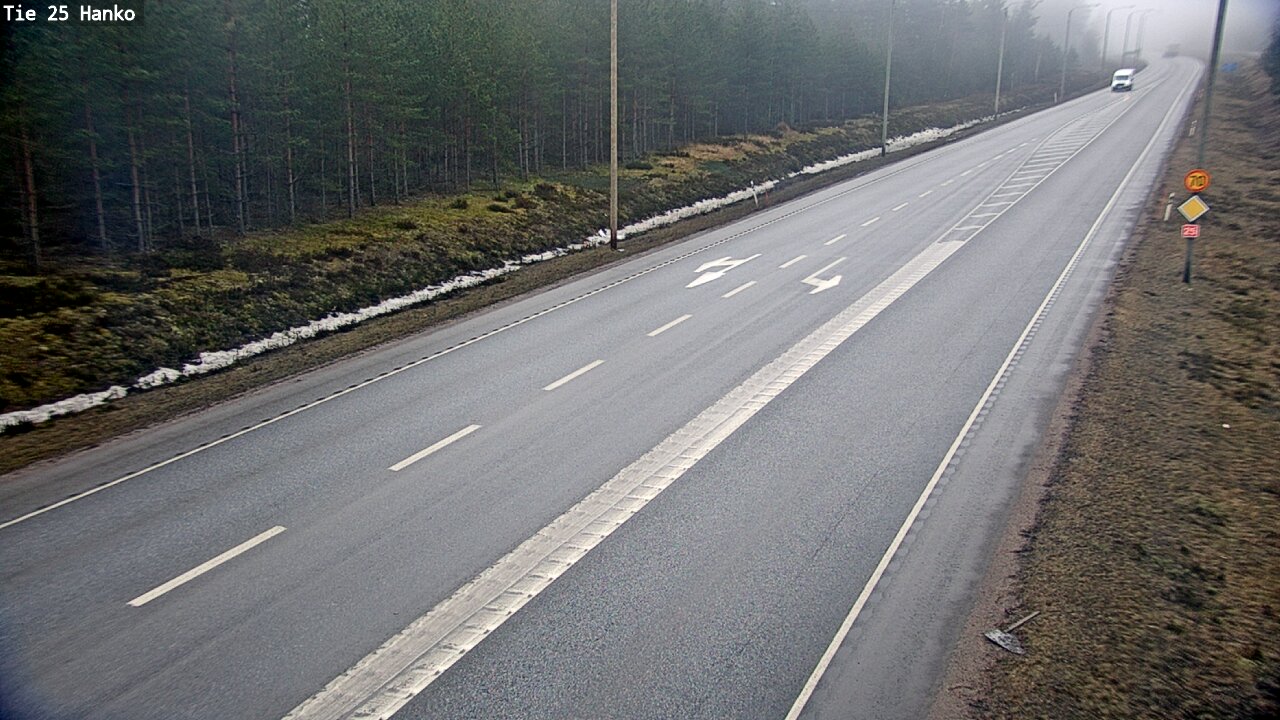 Weather Camera Image Väg 25 Hangö, Hanko, Uusimaa