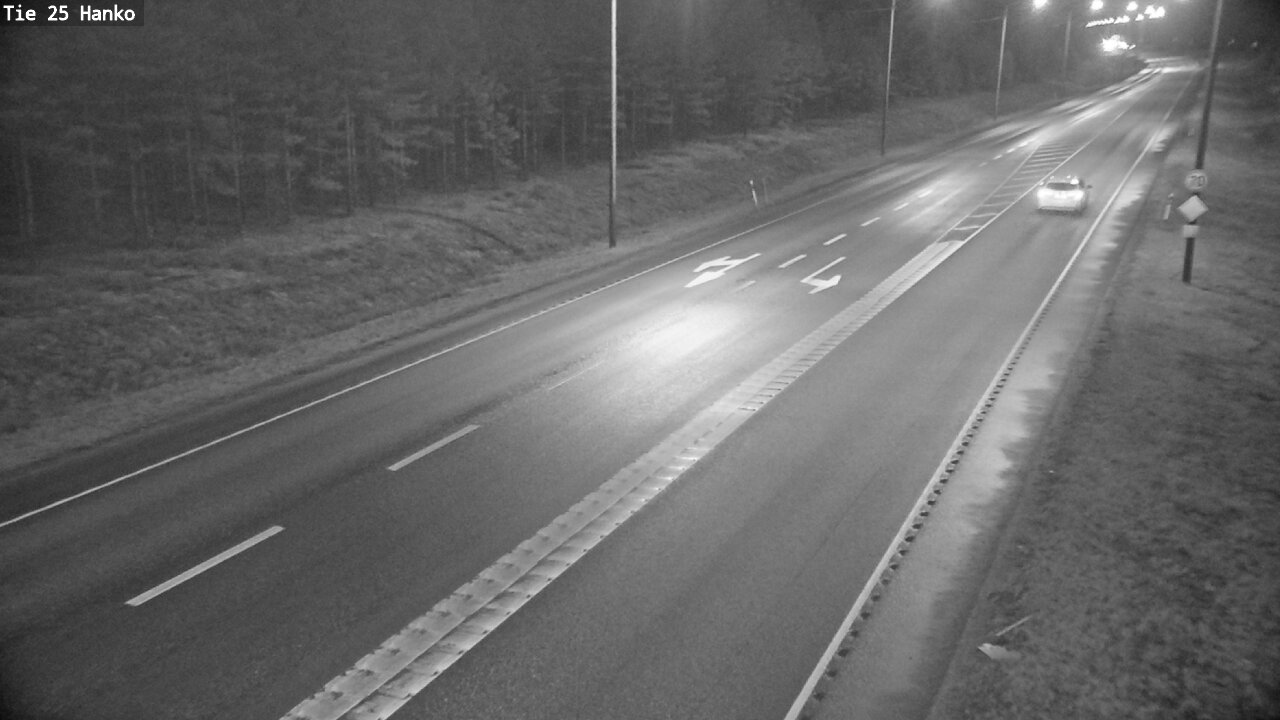 Weather Camera Image Väg 25 Hangö, Hanko, Uusimaa