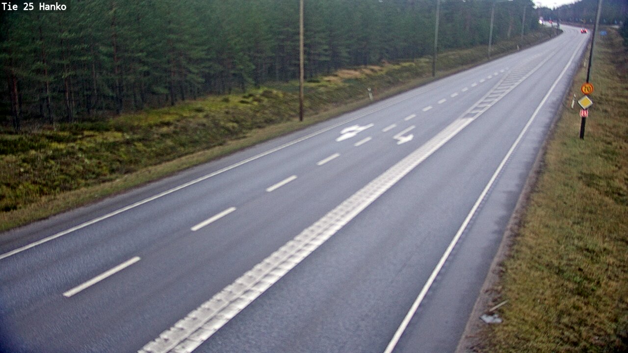 Weather Camera Image Road 25 Hanko, Hanko, Uusimaa