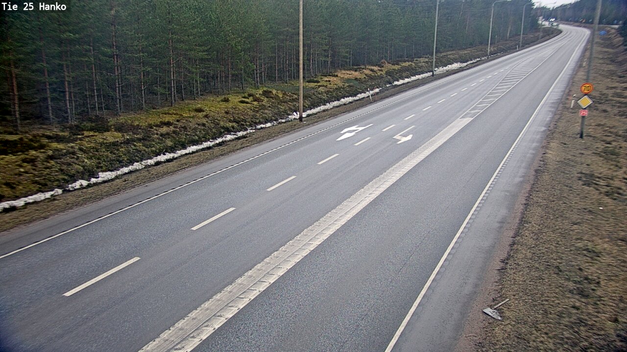 Weather Camera Image Väg 25 Hangö, Hanko, Uusimaa