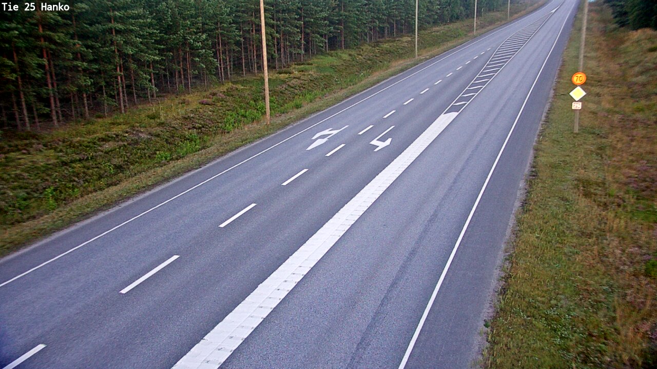 Weather Camera Image Väg 25 Hangö, Hanko, Uusimaa