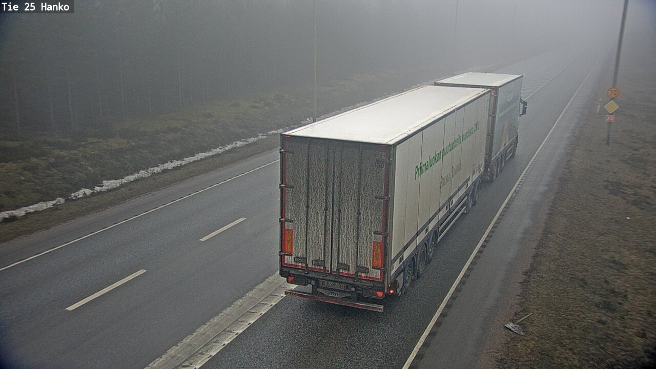 Weather Camera Image Väg 25 Hangö, Hanko, Uusimaa