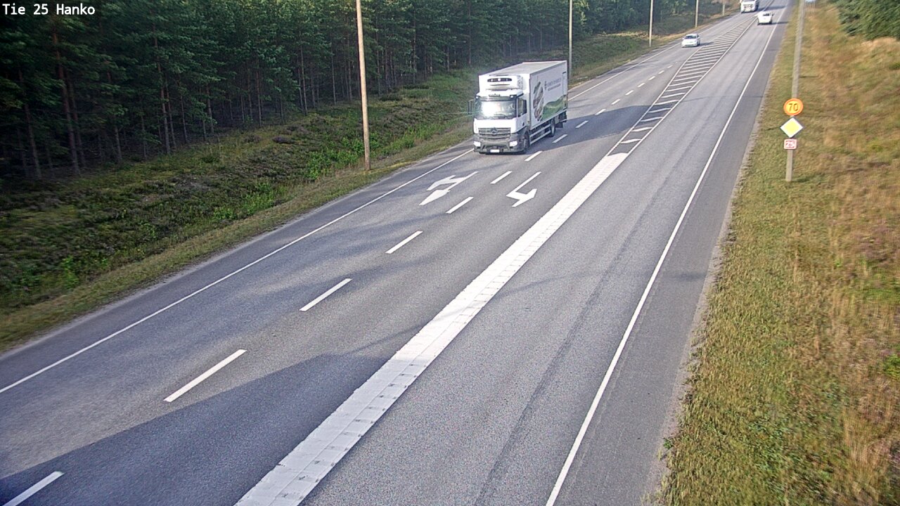 Weather Camera Image Väg 25 Hangö, Hanko, Uusimaa