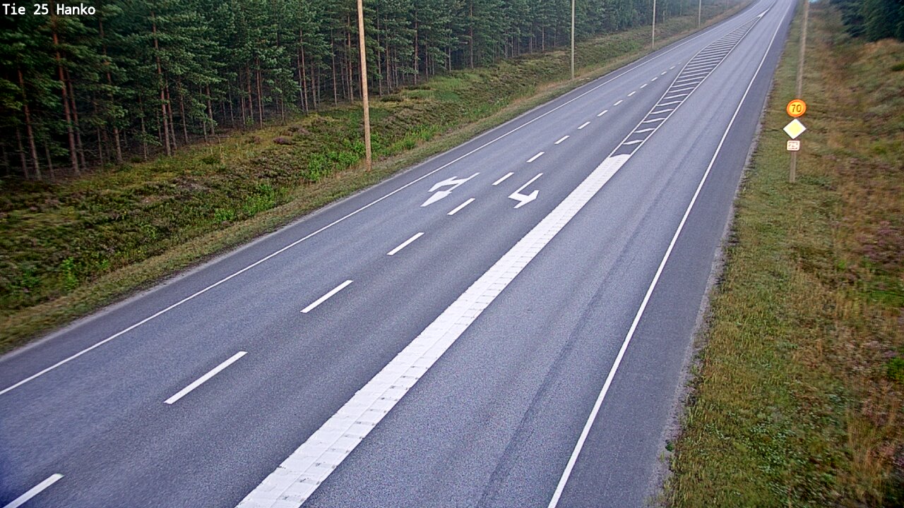 Weather Camera Image Väg 25 Hangö, Hanko, Uusimaa