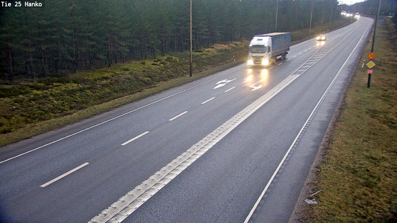 Weather Camera Image Väg 25 Hangö, Hanko, Uusimaa