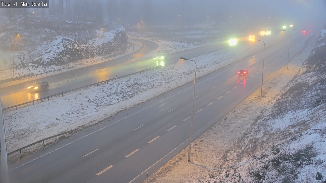 Weather Camera Image Väg 4 Mäntsälä, Mäntsälä, Uusimaa