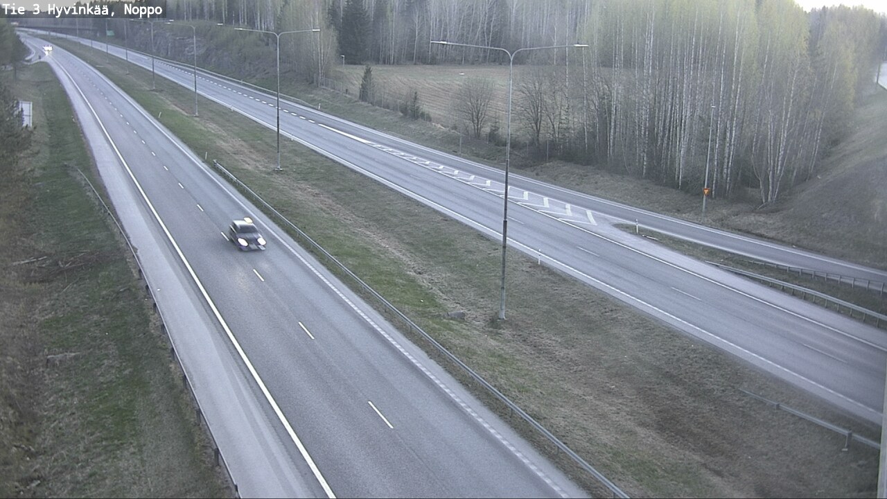 Weather Camera Image Väg 3 Hyvinge, Noppo, Hyvinkää, Uusimaa