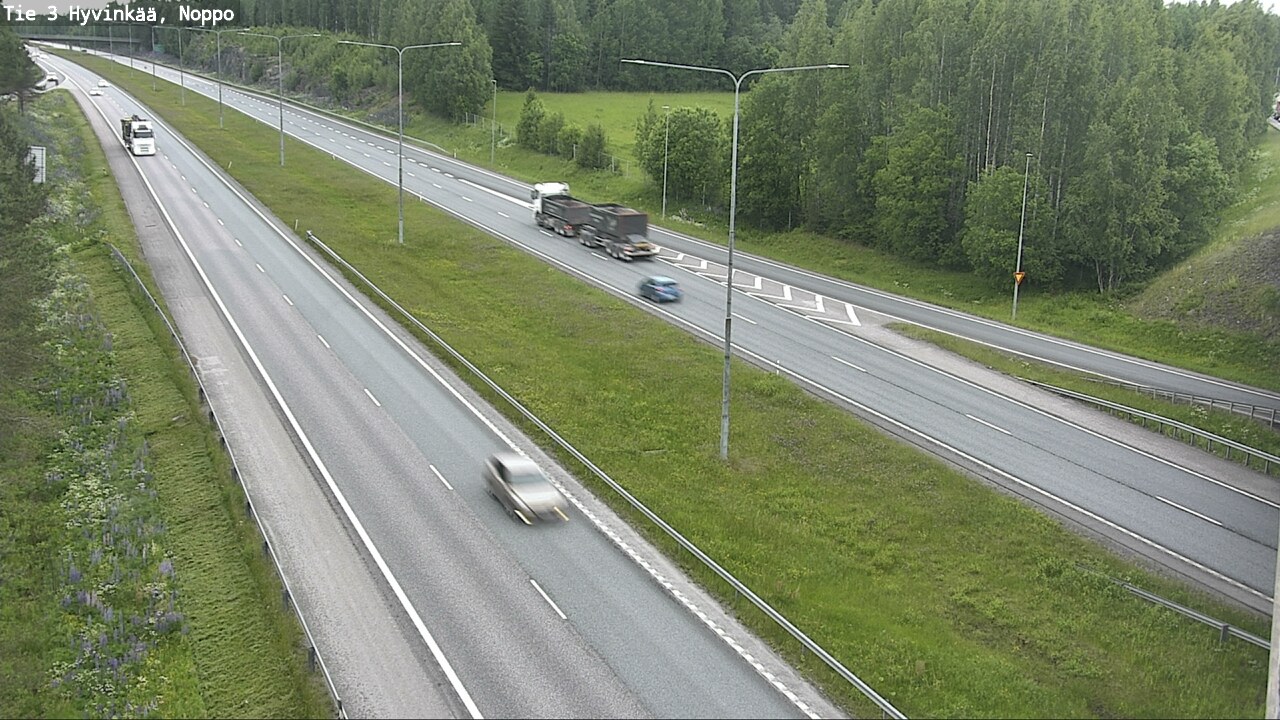 Weather Camera Image Väg 3 Hyvinge, Noppo, Hyvinkää, Uusimaa