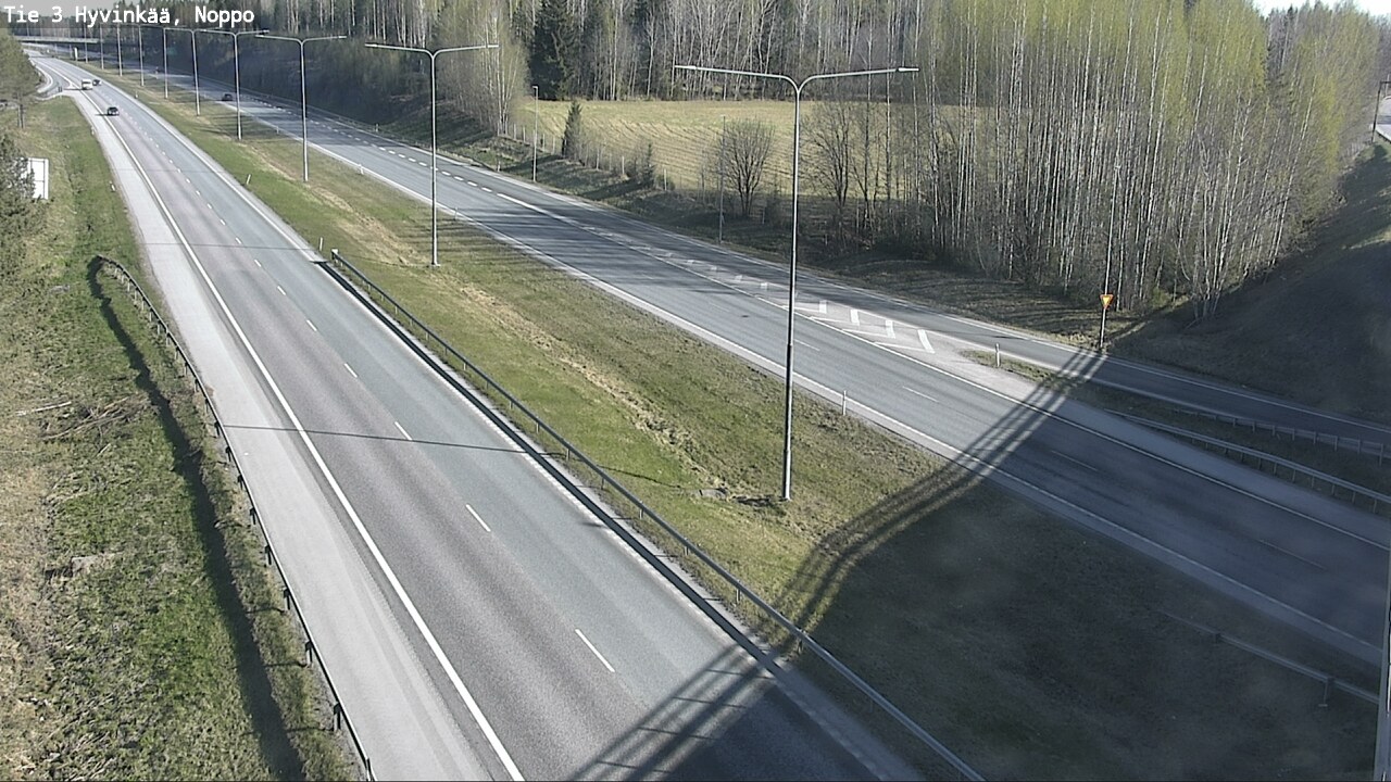 Weather Camera Image Väg 3 Hyvinge, Noppo, Hyvinkää, Uusimaa