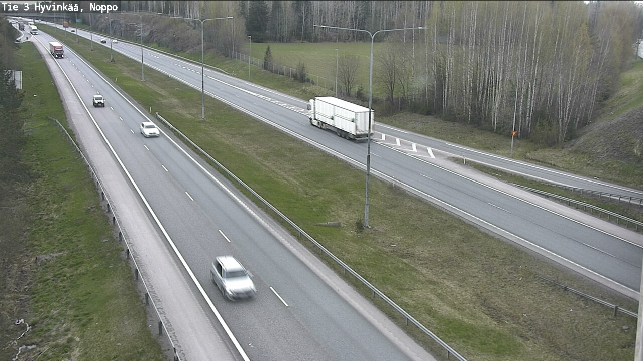 Weather Camera Image Väg 3 Hyvinge, Noppo, Hyvinkää, Uusimaa