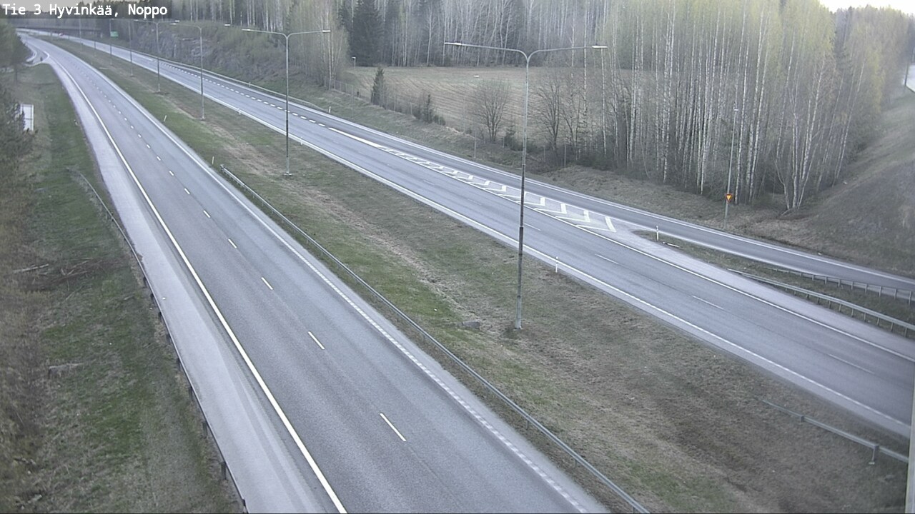 Weather Camera Image Väg 3 Hyvinge, Noppo, Hyvinkää, Uusimaa