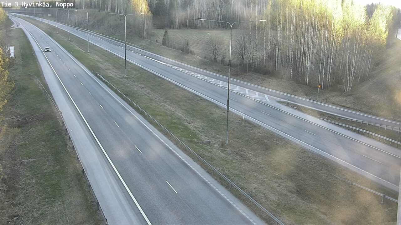 Weather Camera Image Väg 3 Hyvinge, Noppo, Hyvinkää, Uusimaa
