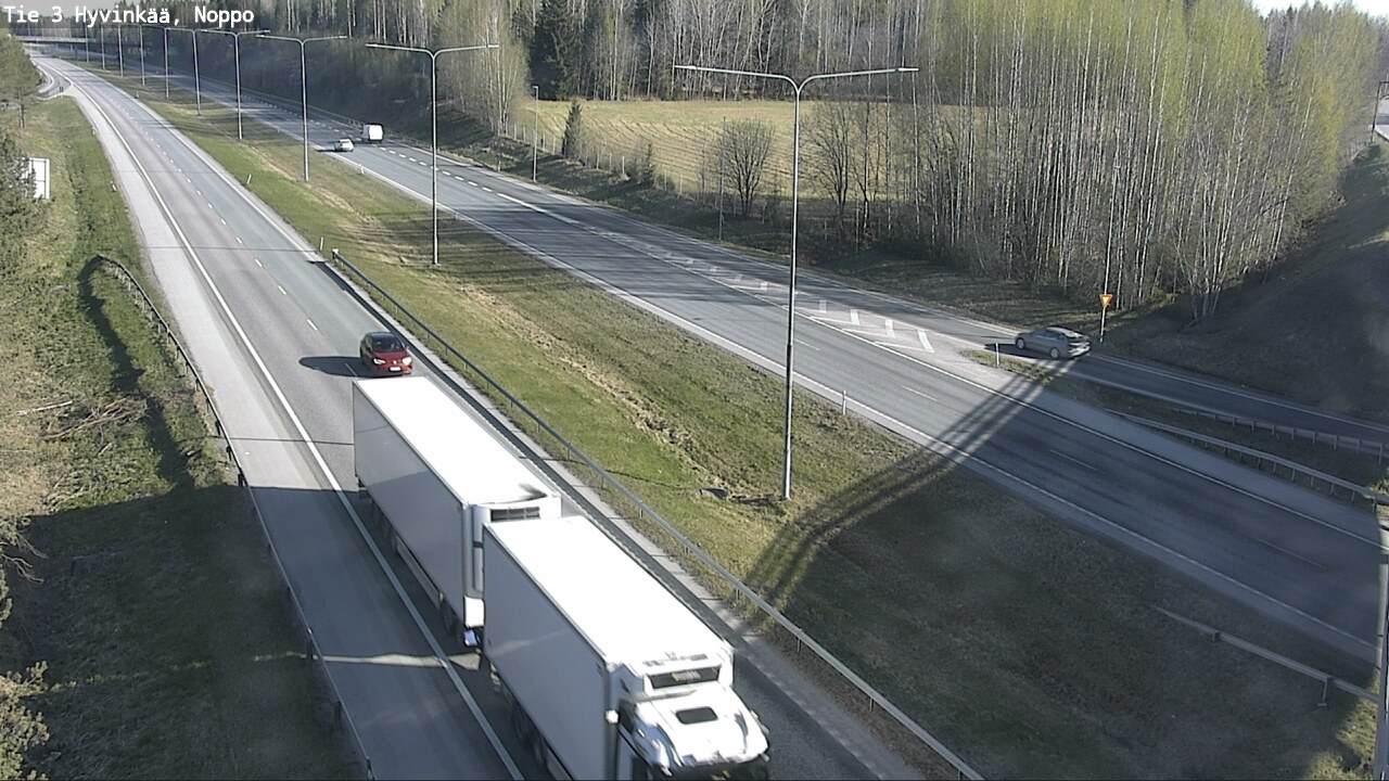 Weather Camera Image Väg 3 Hyvinge, Noppo, Hyvinkää, Uusimaa