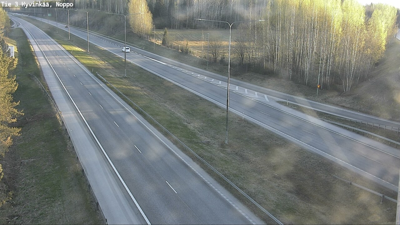 Weather Camera Image Väg 3 Hyvinge, Noppo, Hyvinkää, Uusimaa