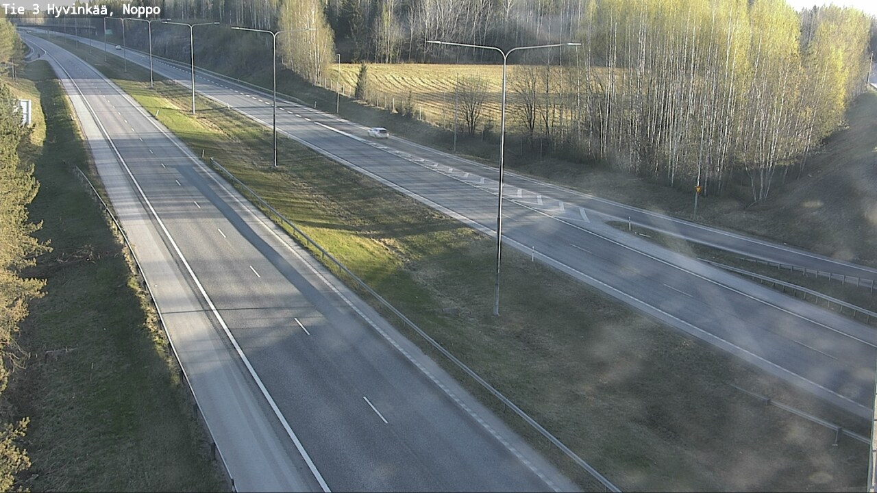 Weather Camera Image Väg 3 Hyvinge, Noppo, Hyvinkää, Uusimaa