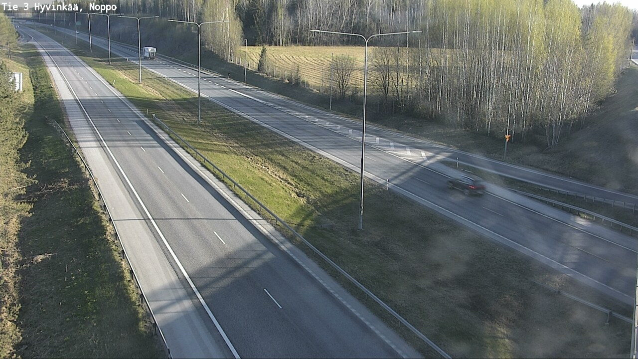 Weather Camera Image Väg 3 Hyvinge, Noppo, Hyvinkää, Uusimaa