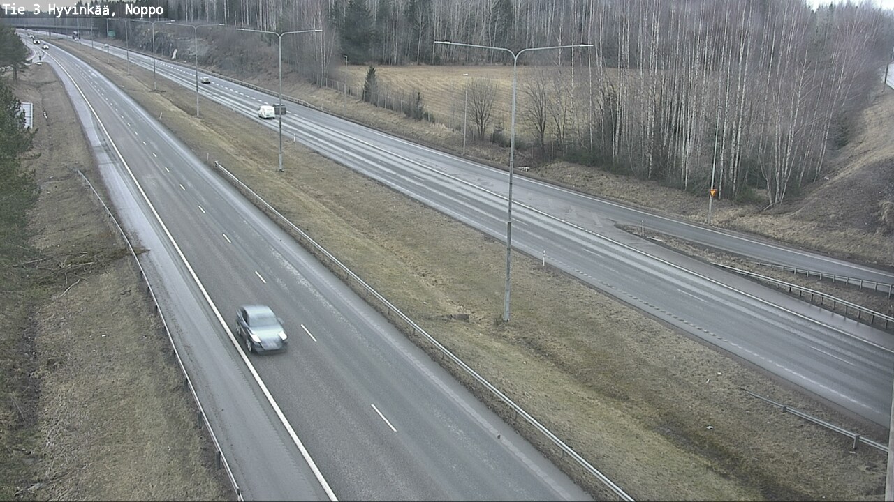 Weather Camera Image Road 3 Hyvinkää, Noppo, Hyvinkää, Uusimaa