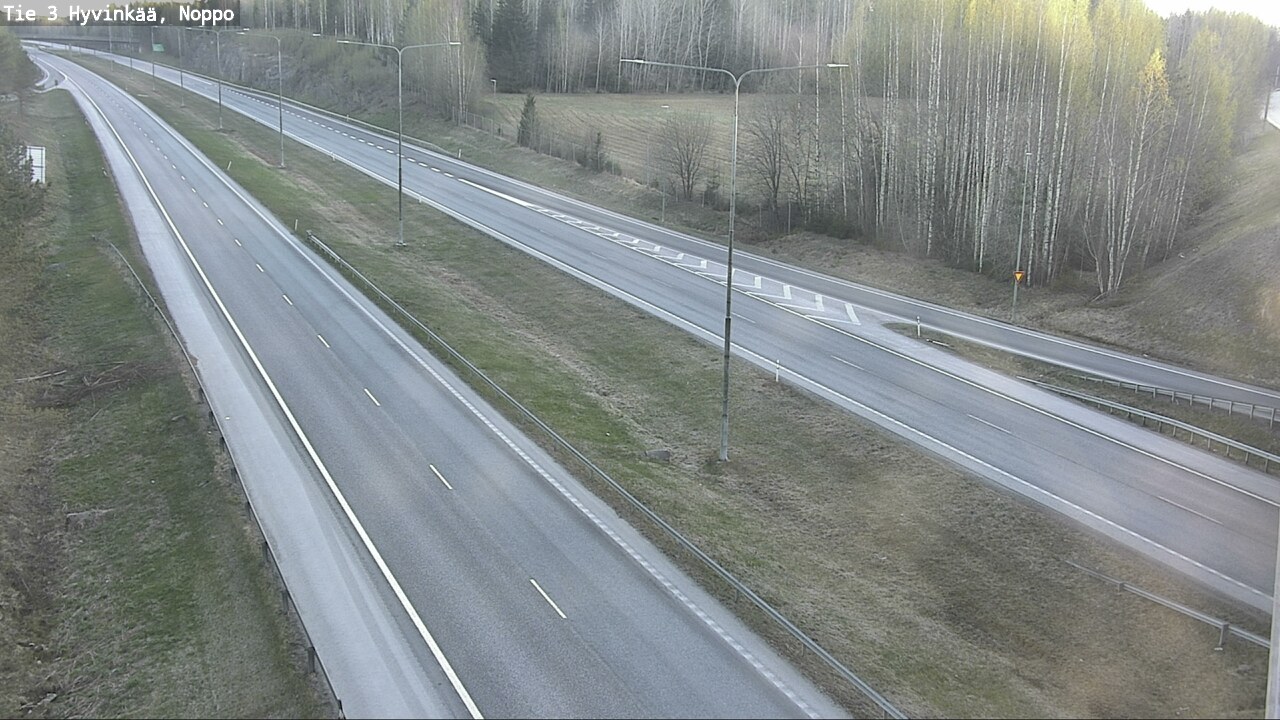 Weather Camera Image Väg 3 Hyvinge, Noppo, Hyvinkää, Uusimaa