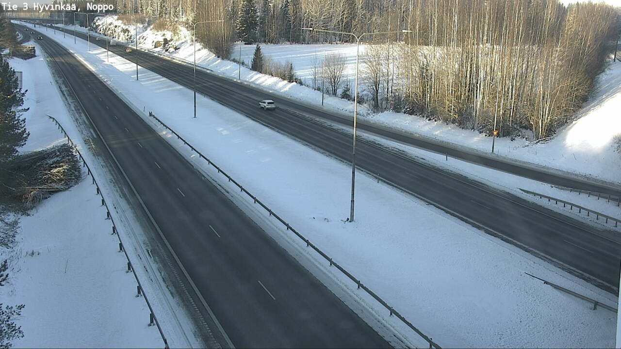 Weather Camera Image Road 3 Hyvinkää, Noppo, Hyvinkää, Uusimaa