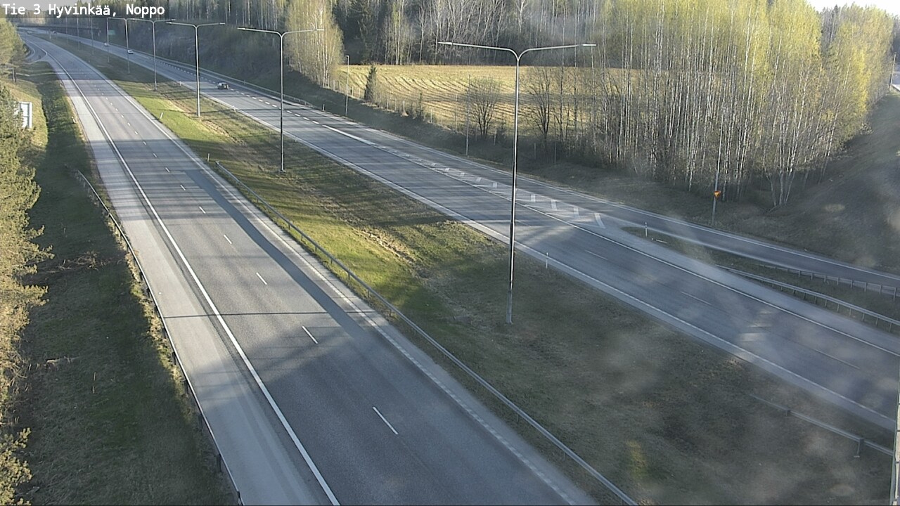 Weather Camera Image Väg 3 Hyvinge, Noppo, Hyvinkää, Uusimaa