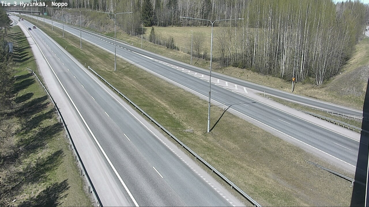 Weather Camera Image Road 3 Hyvinkää, Noppo, Hyvinkää, Uusimaa