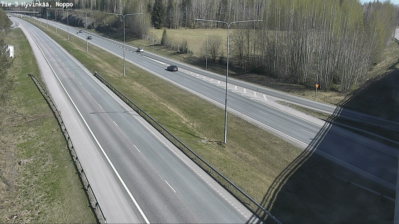 Weather Camera Image Road 3 Hyvinkää, Noppo, Hyvinkää, Uusimaa