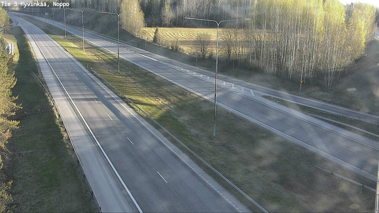 Weather Camera Image Väg 3 Hyvinge, Noppo, Hyvinkää, Uusimaa