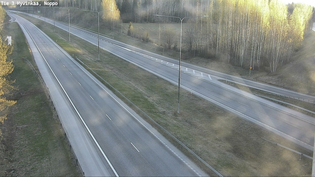 Weather Camera Image Väg 3 Hyvinge, Noppo, Hyvinkää, Uusimaa