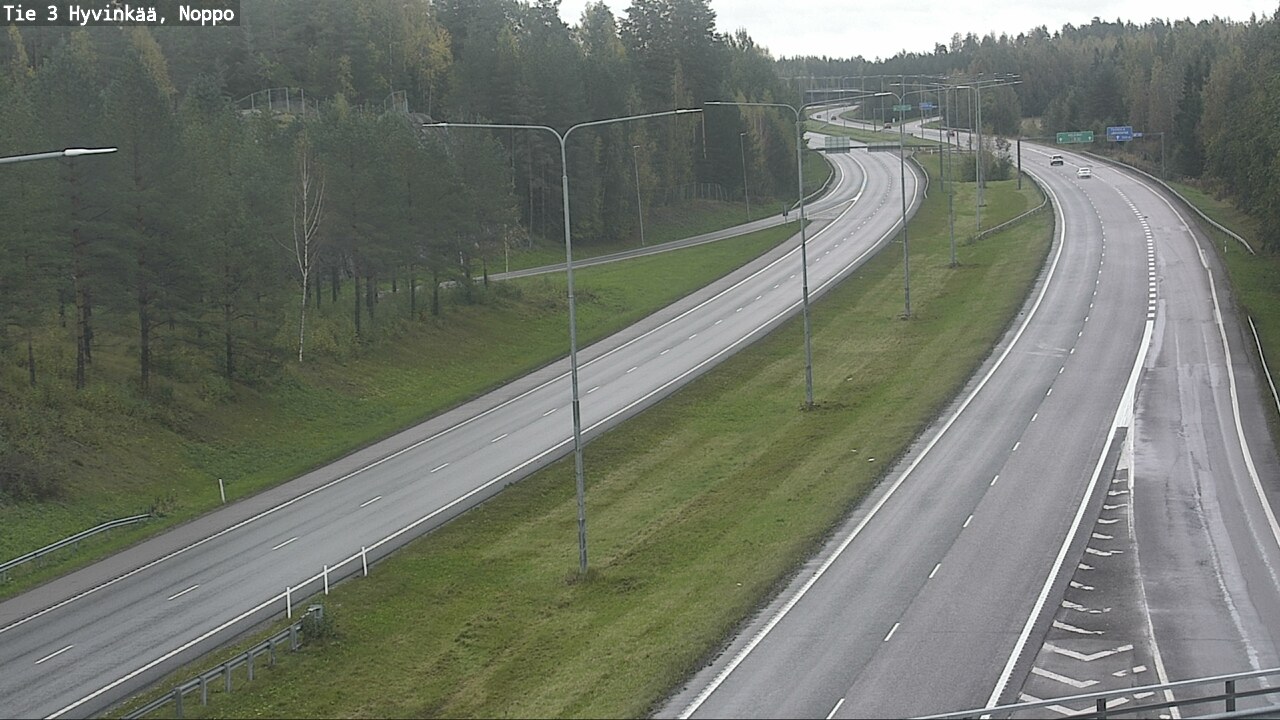 Weather Camera Image Väg 3 Hyvinge, Noppo, Hyvinkää, Uusimaa