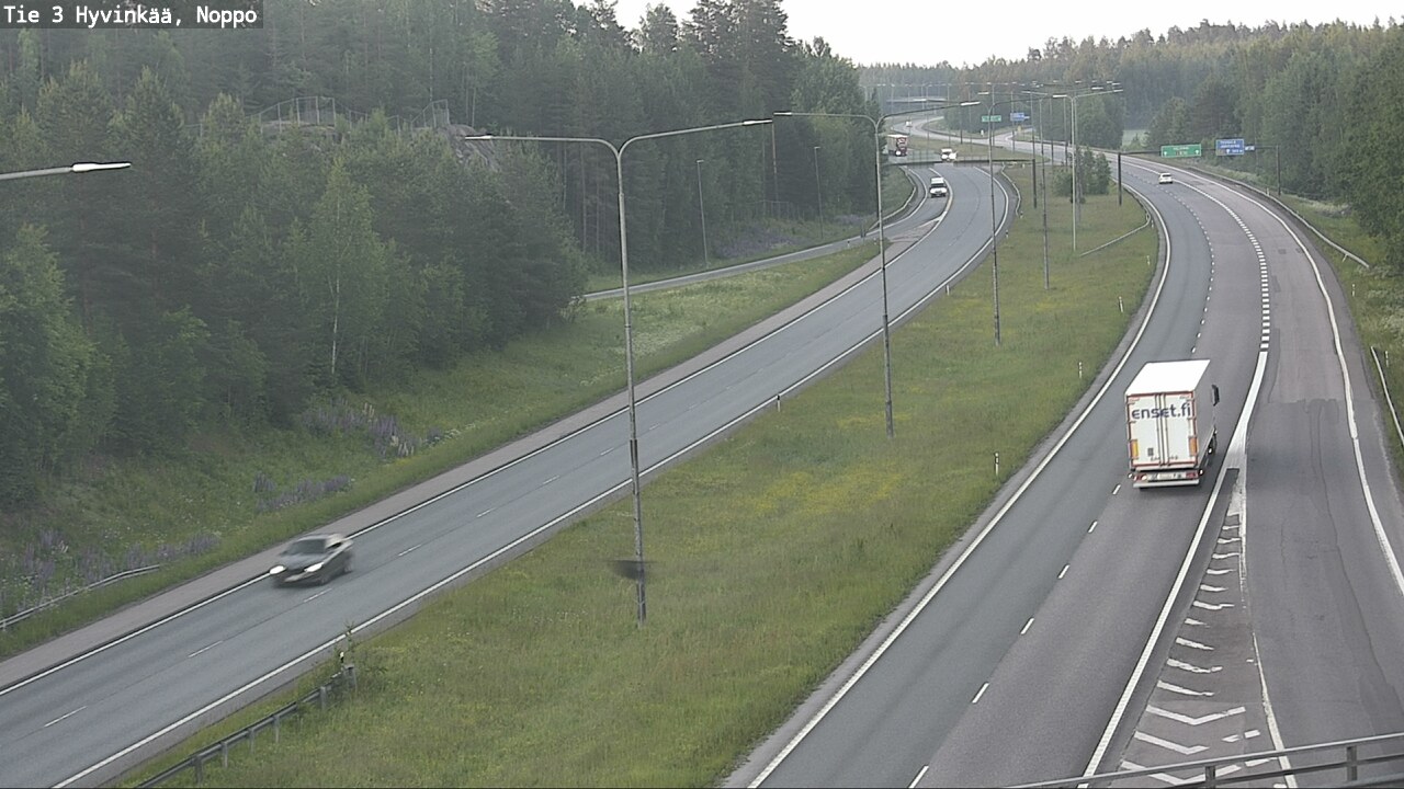Weather Camera Image Väg 3 Hyvinge, Noppo, Hyvinkää, Uusimaa