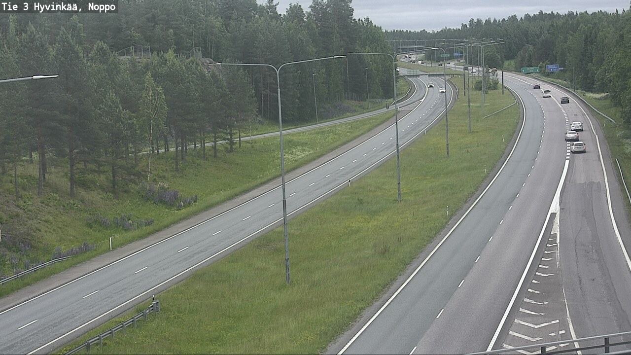 Weather Camera Image Road 3 Hyvinkää, Noppo, Hyvinkää, Uusimaa