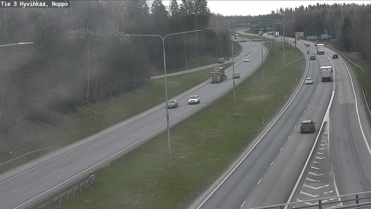 Weather Camera Image Väg 3 Hyvinge, Noppo, Hyvinkää, Uusimaa
