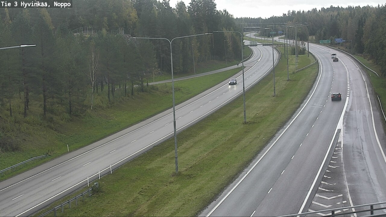 Weather Camera Image Väg 3 Hyvinge, Noppo, Hyvinkää, Uusimaa