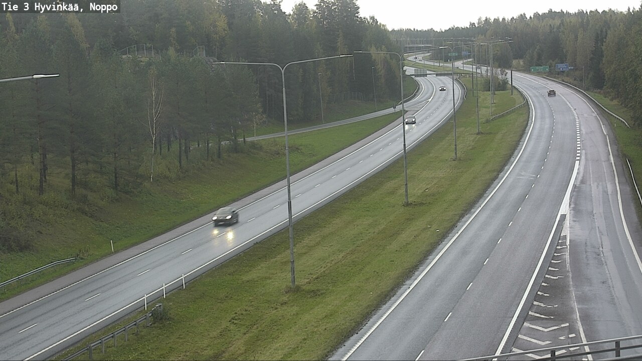 Weather Camera Image Väg 3 Hyvinge, Noppo, Hyvinkää, Uusimaa