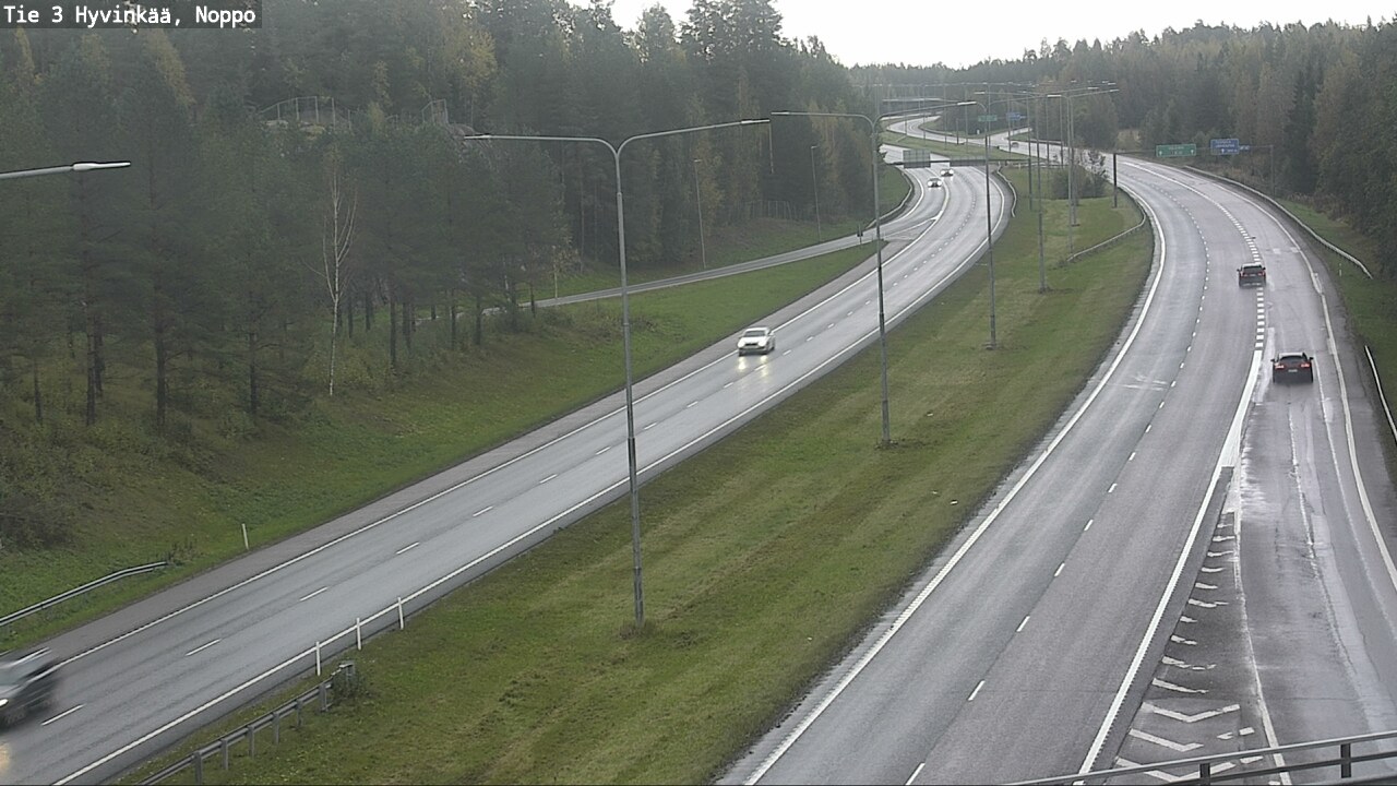 Weather Camera Image Väg 3 Hyvinge, Noppo, Hyvinkää, Uusimaa