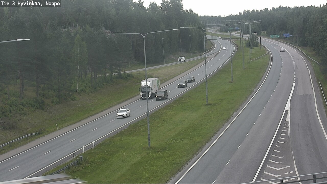 Weather Camera Image Road 3 Hyvinkää, Noppo, Hyvinkää, Uusimaa