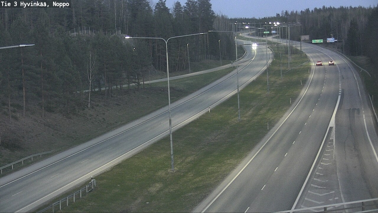 Weather Camera Image Väg 3 Hyvinge, Noppo, Hyvinkää, Uusimaa