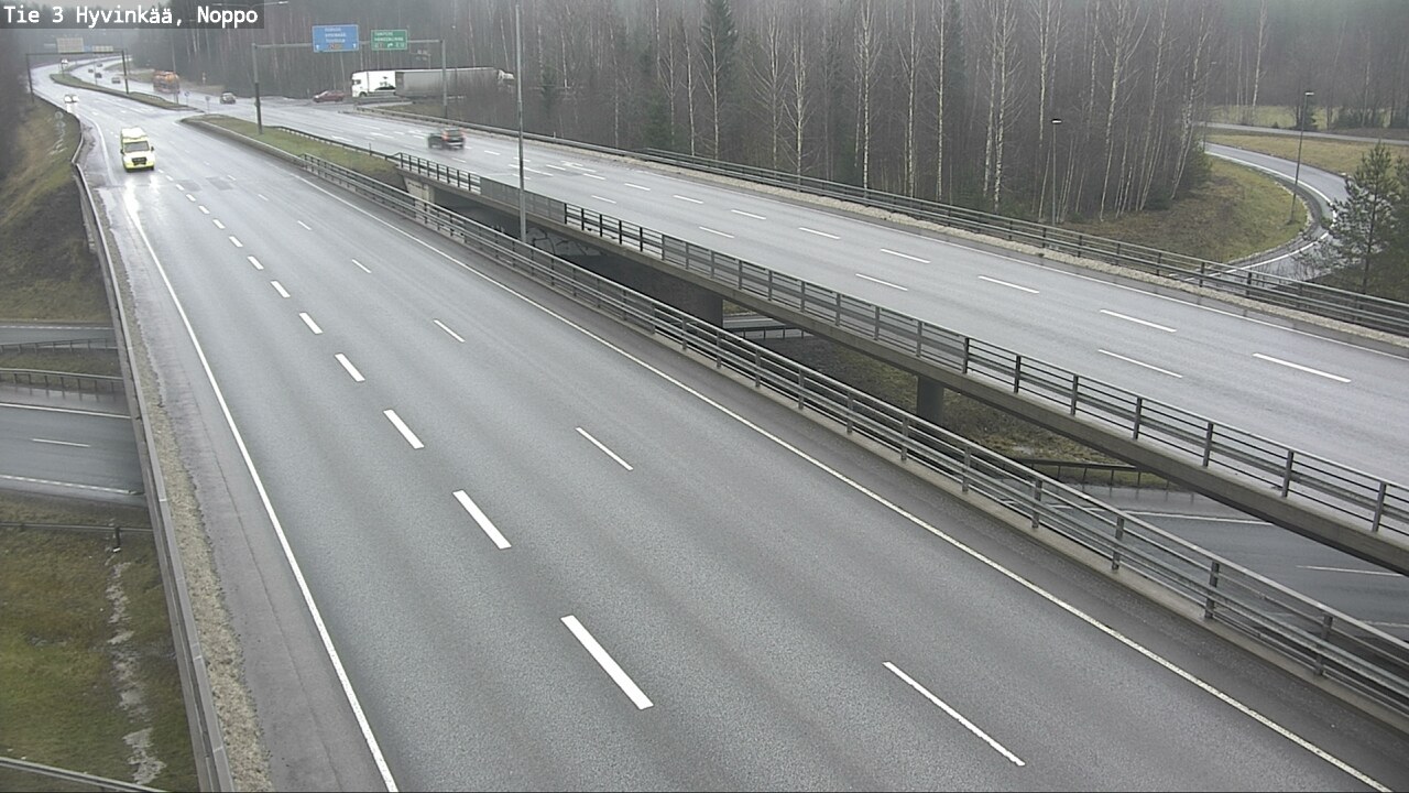 Weather Camera Image Väg 3 Hyvinge, Noppo, Hyvinkää, Uusimaa