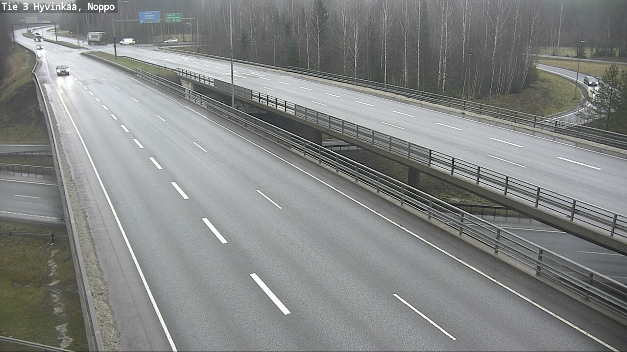 Weather Camera Image Väg 3 Hyvinge, Noppo, Hyvinkää, Uusimaa