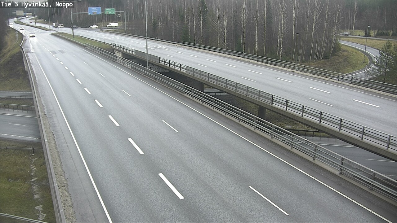 Weather Camera Image Väg 3 Hyvinge, Noppo, Hyvinkää, Uusimaa