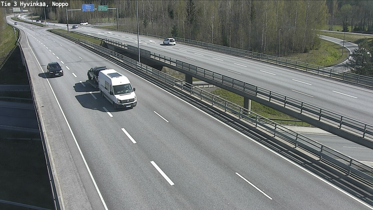 Weather Camera Image Road 3 Hyvinkää, Noppo, Hyvinkää, Uusimaa