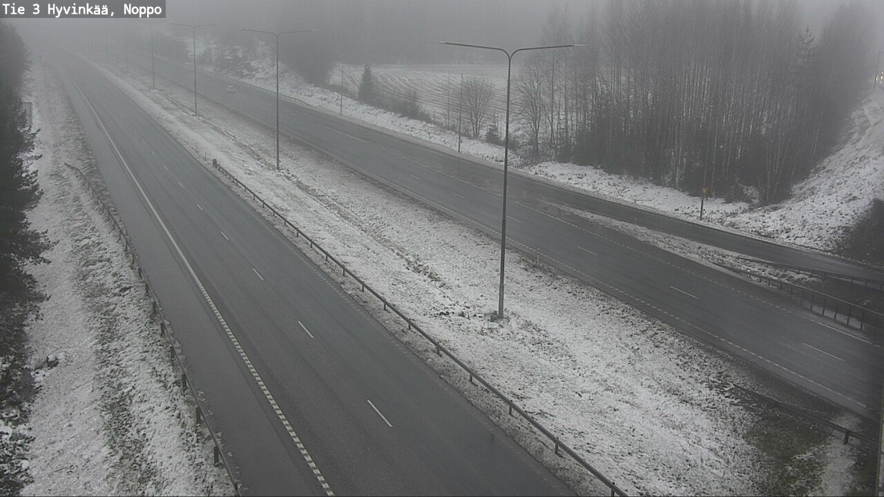 Weather Camera Image Road 3 Hyvinkää, Noppo, Hyvinkää, Uusimaa