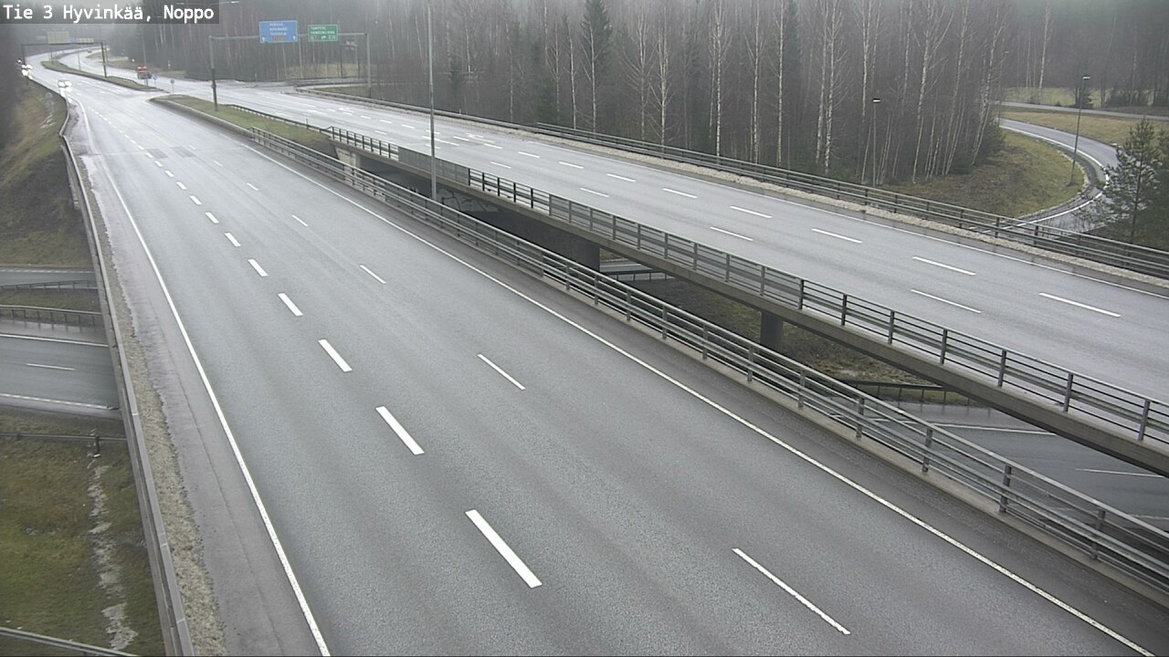 Weather Camera Image Väg 3 Hyvinge, Noppo, Hyvinkää, Uusimaa