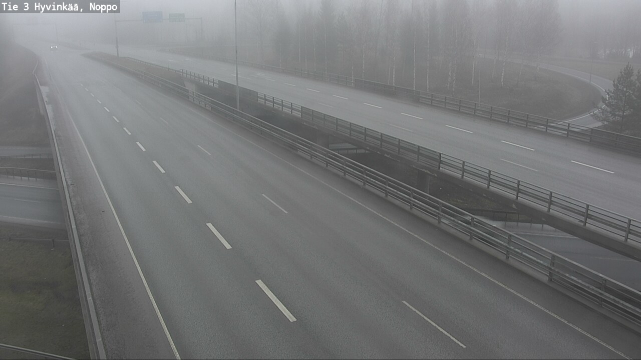 Weather Camera Image Road 3 Hyvinkää, Noppo, Hyvinkää, Uusimaa