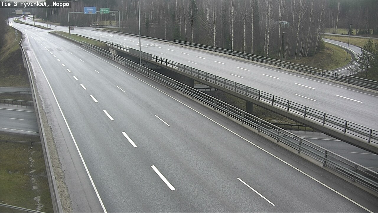 Weather Camera Image Väg 3 Hyvinge, Noppo, Hyvinkää, Uusimaa