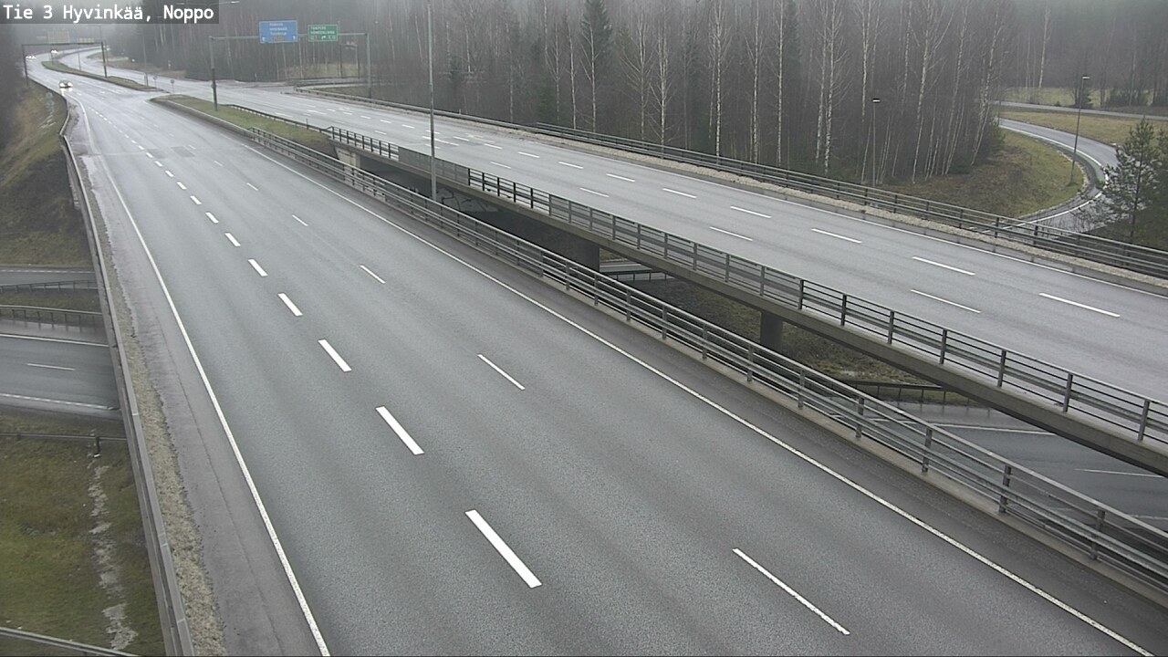 Weather Camera Image Väg 3 Hyvinge, Noppo, Hyvinkää, Uusimaa