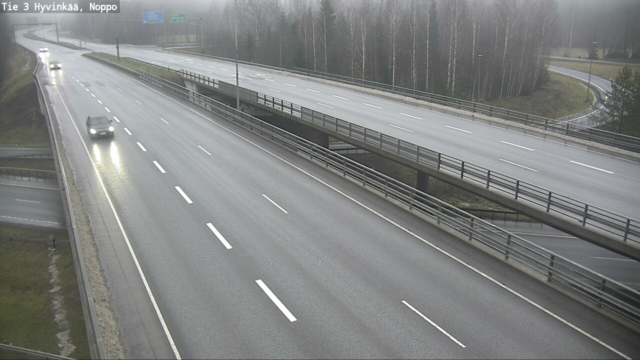 Weather Camera Image Väg 3 Hyvinge, Noppo, Hyvinkää, Uusimaa